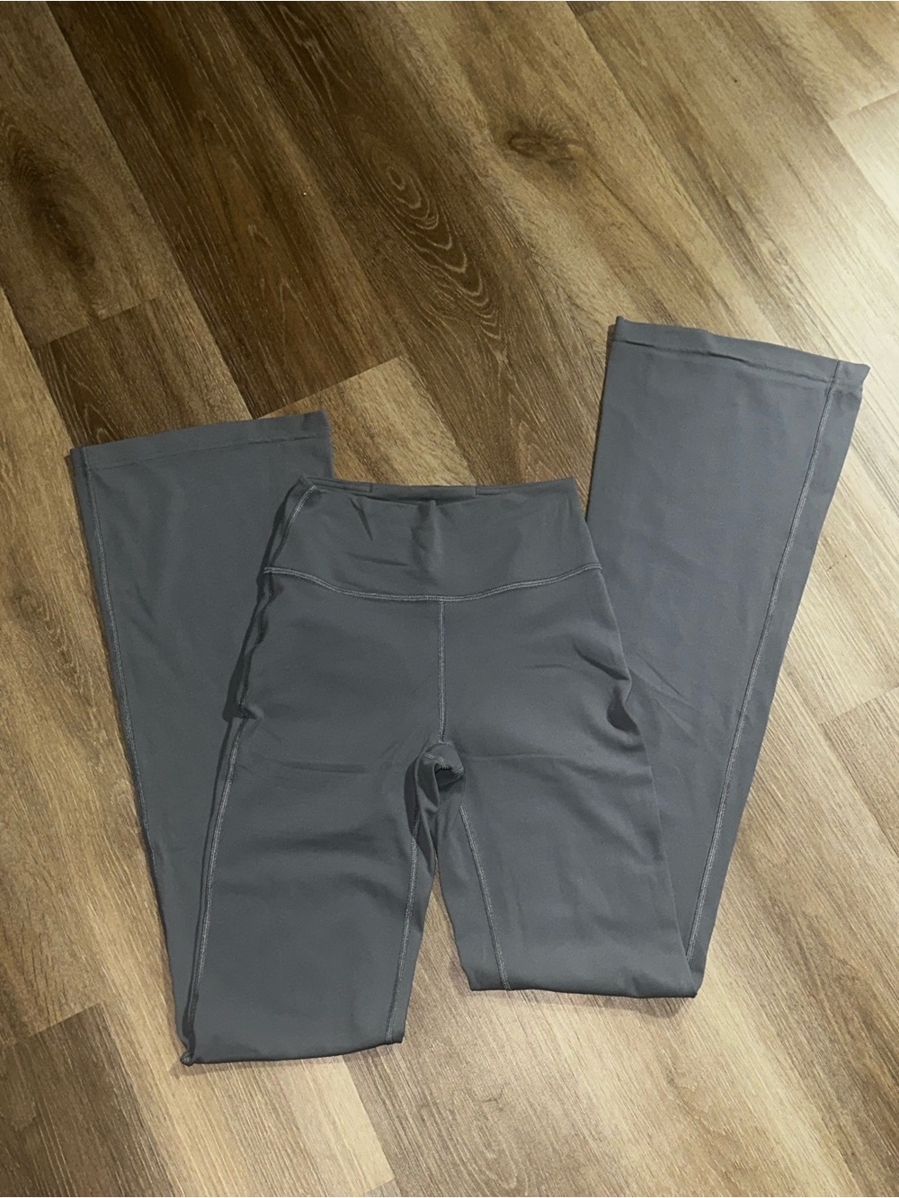 lululemon athletica Gray Boot-Cut Flare Yoga Pants